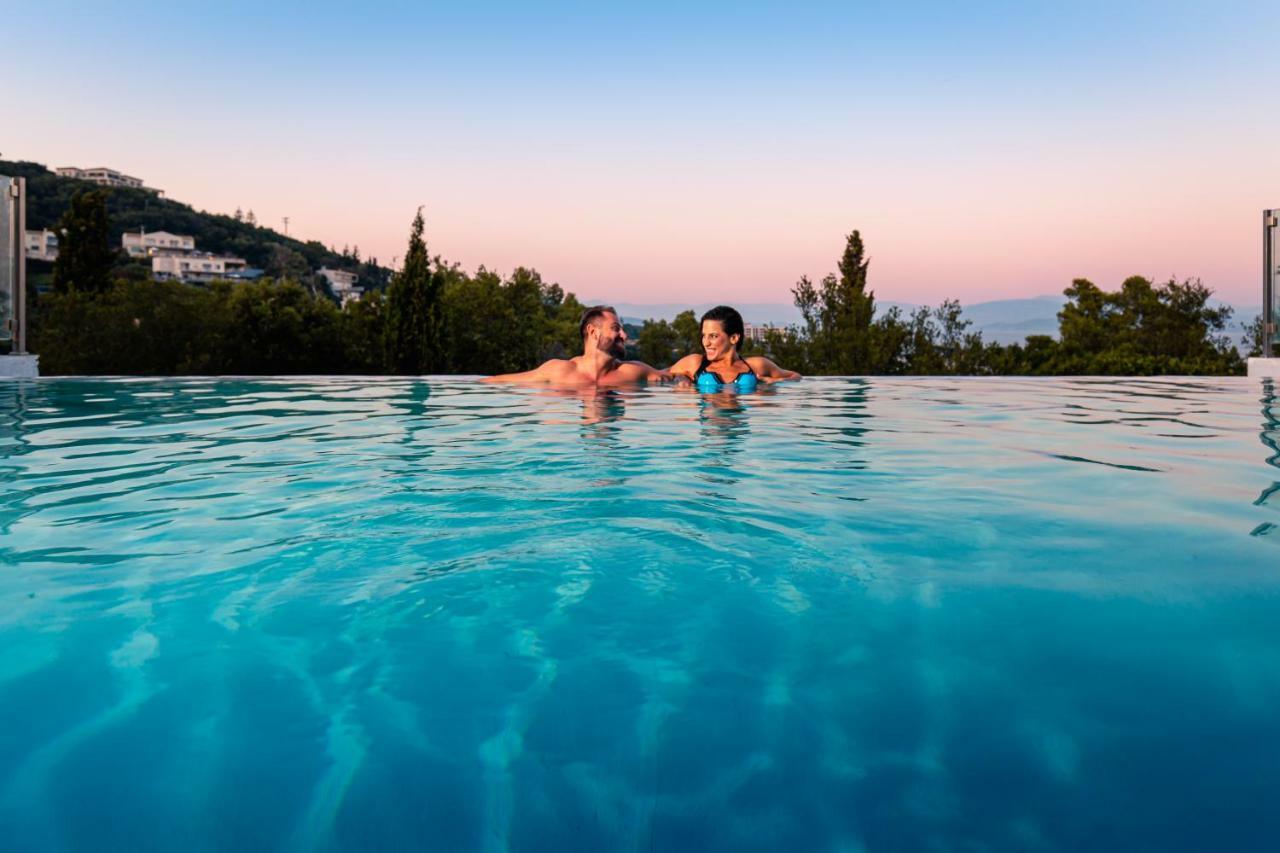 Villa Omnia - Kommeno Bay Dassia  Buitenkant foto